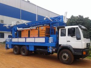 450m Truck Mounted Dth Cum Rotary Drilling Rig