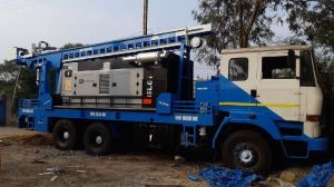 high efficiency truck mounted borewell drilling machine