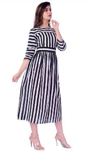 Rayon Striped Kurtis