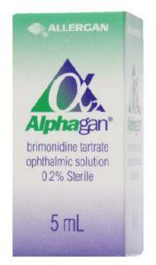 Brand Alphagan (Brimonidine) Sterile Eye drop