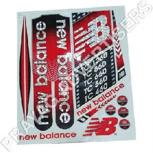 PC 3D Cricket Bat Sticker