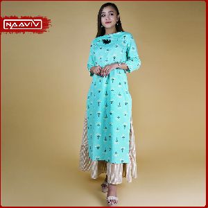 Womens Kurta and Skirt Set