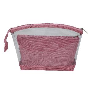 Jute Pouch With Zipper Top