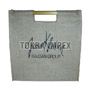 Bamboo Handle Promotional Jute Bag