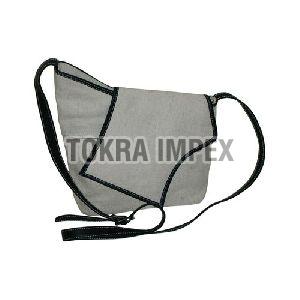 Leather Trimming Juco Fashionable Hand Bag