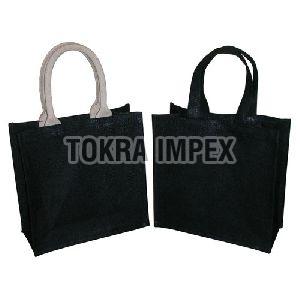 PP Laminated Jute Tote Bag With Cotton Rope Handle