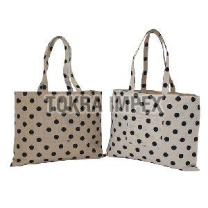 Reversible Jute Cotton Tote Bag