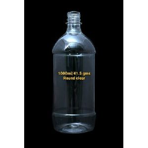1000 ml Round Clear PET Bottle