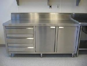 Stainless Steel Cabinet Table