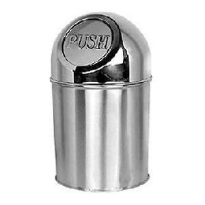 Stainless Steel Push Dustbin