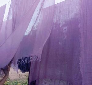 hand woven ayurvedic herbs dyed cotton fabric