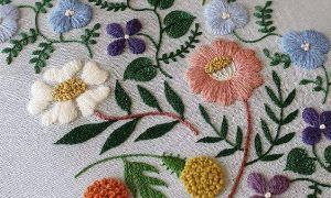 Hand Embroidered Textile