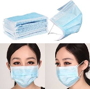 3 ply blue disposable surgical mask