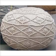 Macrame Pouf