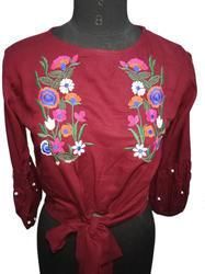 Ladies Fancy Embroidered Top