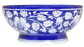 Jaipuri Blue Pottery Bowl