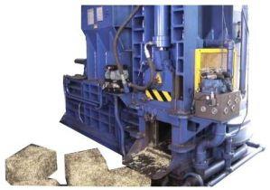 High Density Hydraulic Continuous Baling Machine