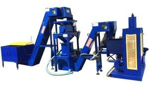 Hydraulic Briquetting Machine with Shredder and Centrifugal Dryer