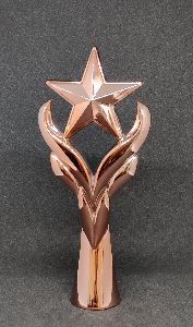 zinc alloy copper star trophy