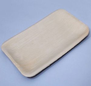 Areca Leaf Rectangular Plate