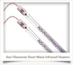 Star Filament Short Wave Infrared Heater