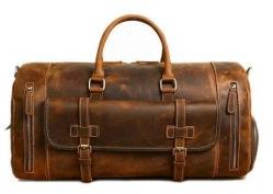 Houston Leather Duffel Bag