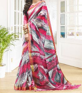 Printed saree