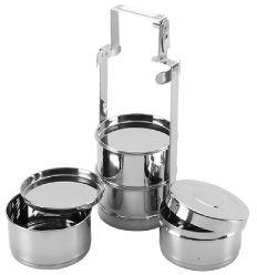 Stainless Steel Bombay Tiffin with Plate