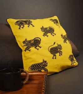 Block Print Cushion Cover