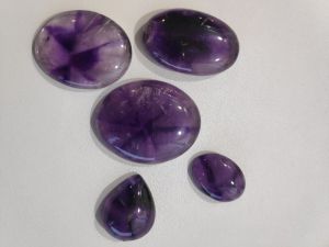 Star amethyst cabochon