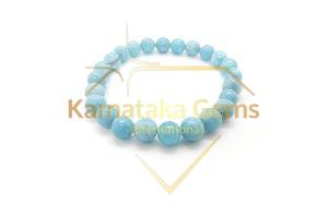 Aquamarine Dyed Bracelet