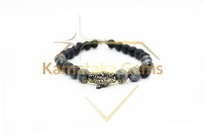 Lava Larvikite Bracelet