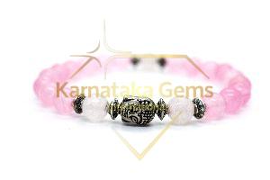 Rose Quartz Charm Bracelet