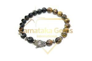 Tiger Tourmaline Charm Bracelet