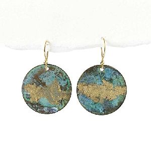 Handmade Natural Patina Earrings