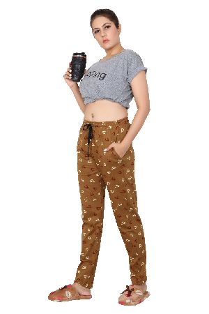 Ladies Printed Track Pants