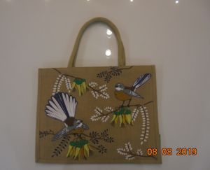 Printed Shopping Jute Bag