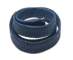 Oval Braided Leather Cord