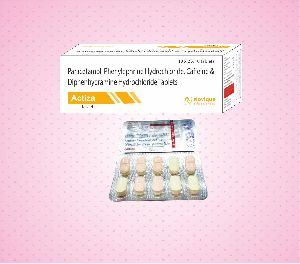 Paracetamol, Phenylephrine Hydrochloride, Caffeine & Diphenhydramine Hydrochloride Tablets