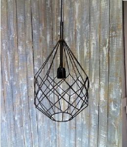 Diamond Wire Case Hanging Lamp