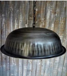 Dome Pendant Lamp with Cage