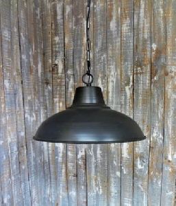 Grey Finish Dome Pendant Lamp