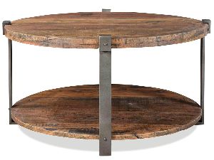 Round Wooden Coffee Table