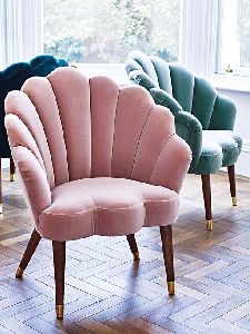 Velvet Scalloped Chair