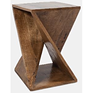 wooden accent table