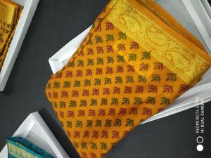 mysore printed silk saree