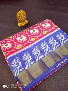 Pochampally Tussar Silk Saree