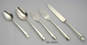 5 Piece Brass Cutlery Set