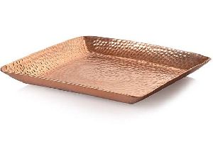 Copper Rectangular Tray