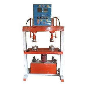 Semi Automatic Double Cylinder Hydraulic Machine